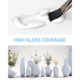 White Large Outdoor Acrylic Paint Set (69 Oz, 2040 Ml) Rich Art Painting Supplies Non Toxic Multi Surface Paint For Canvas, Wood, Leather, Fabric Stone Craft, Concrete, Wall, For Beginners, Artists & Adults With Pump