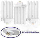 CFML27VLX Replacement Bulbs 3 Pack 27W GX10Q-4 6500K Natural Daylight Fluorescent Lamp