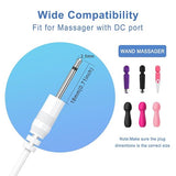 2 Pack USB to DC 2.5mm Replacement Charging Cable for Massager Devices