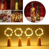 Wine Bottle Lights With Cork, 16 Pack 20Led Fairy Lights Battery Operated Mini Copper Wire Cork Lights For Liquor Bottle