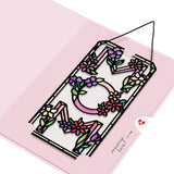 Mother'S Day Suncatcher Card For Her - 3D Greeting Cards For Mom, Wife, Women - Mom, You Shine With Endless Love And Joy - 5" X 7" Floral Card - Blank Notecard & Envelope Included