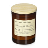 Apothecary Tobacco & Vanilla Candle – 11 Oz Hand-Poured Soy Wax Jar Candle – Non-Toxic Luxury Candles For Home Décor & Relaxation – Warm Vanilla & Tobacco Scented Candles