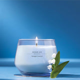 Yankee Candle Studio Scented Candle with up to 50 Hour Burn Time, Premium Plant Wax Blend for Consistent Burn, 10 oz Jar Candle with Room Filling Fragrance, Ocean Air