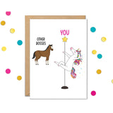 Birthday Card For Boss, Funny Card For Manager, Birthday Gifts For Boss, Gifts From Employee, Supervisor Gift, (Unicorn Dancing)