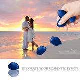 Premium Artificial Silk Rose Petals Flower Scatter Petals For Diy Wedding Aisle Centerpieces Table Confetti Party Favors Home Decoration, Blue 200Pcs