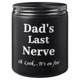 Dad Gifts From Daughter Son,Funny Fathers Day Birthday Thanksgiving Christmas Gifts For Men, Best Dad Ever Gift, 9Oz Sandalwood Scented Candle Gift For Men