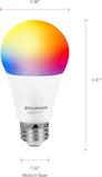 Smart+ Bluetooth Mesh A19 LED Light Bulbs 2 Pack 60W Equivalent Color Changing Dimmable Alexa Compatible