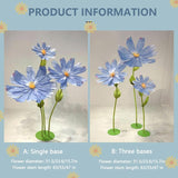 Giant Artificial Daisy Flowers Wedding Decorations For Reception Waterproof Artificial Flowers Elegant Floral Display Huge Party Decor For Birthday Wedding Arrangements Banquet Background
