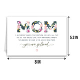 Heartfelt Mother'S Day Card, Mothers Day Card From Daughter Son, Birthday Card For Mom, Sweet Mothers Day Gift, Thankful For Everything You Are & All You Do