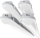 4 Pack 8FT LED Vapor Tight Lights 18000LM IP66 Waterproof CCT Selectable Shop Fixtures for Warehouse Car Wash