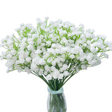 24Pcs Artificial Gypsophila Flowers Fake Flowers Real Touch Fake Flowers For Wedding Party Diy Home Garden Decoration