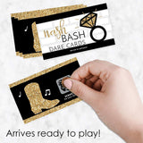Big Dot of Happiness Nash Bash - Nashville Bachelorette Party Game Scratch Off Dare Cards - 22 Count