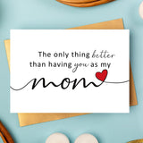 Pregnancy Announcement Card For Mom Mother Stepmom, Grandma Baby Announcement Ideas Card, Pregnancy Revel Cards For Mom Mommy, New Baby Reveal Cards For Grandmother To Be, Baby Announcement Gifts