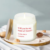 Maid Of Honor Gifts Scented Lavender Soy Candle 4Oz