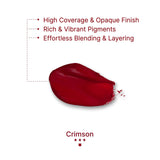 Gouache Crimson Refills (50Ml/1.7Oz)|Intense Pigments, Easy Color Refill (2 Pcs.)