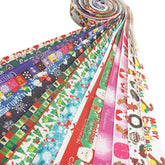 Assorted 15 Yards 5/8" (15Mm) Merry Christmas Grosgrain Ribbon Snowman