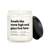 Gifts For Gay Men, Funny Gay Pride Gifts For Lgbtq Queer Boyfriend Husband Brother Friend, White Elephant Gift, Valentines Day Housewarming Anniversary Birthday Present - Soy Wax Candle 7Oz