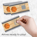 Big Dot of Happiness Nothin' but Net - Basketball - Baby Shower or Birthday Party Game Scratch Off Cards - 22 Count