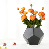 5 Stems Artificial Silk Ranunculus Flowers Orange 23" Tall,Uv Resistant,Bendable Stems For Wedding Centerpieces,Home Deco?Orange?