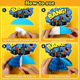 11 Pieces Hero Party Decoration Hero Honeycomb Centerpieces 3D Hero Ta