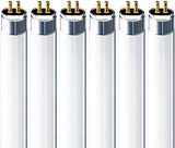 6 Pack F54T5 HO 54W 46 Inch T5 Fluorescent Tube Light Bulbs 4100K Cool White G5 Base