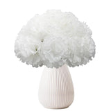 Artificial Carnation Flower, 50Pcs Silk Faux Flower Heads With Stem, For Diy Wreath, Wedding Decor, Handmade Flowers, Table Centerpieces, Home Decor, Baby Shower, Graduation Decor (50, White)