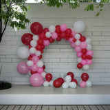 144 Pcs - Premium Party Balloons For Baby Showers, Birthdays, Weddings, Valentine'S Day And Celebrations (Red, Pink, White)