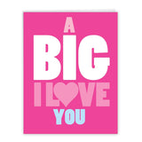 Jumbo Blank Friendship Paper Card 8.5 X 11 Inch With Envelope (1 Pack) Jumbo Encouragement, Good Luck A Big I Love You J2732Frb