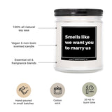 You Nique Designs Wedding Officiant Proposal Candle 9Oz, Will You Marry Us Officiant Proposal Gift, Officiant Gifts, Mahogany Teakwood Candle Gifts For Wedding Officiant (Mahogany Teakwood)