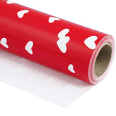 30 Inch Valentine'S Day Wrapping Paper Roll - 30 Inch X 33 Feet - Red Sweet Heart Wrapping Paper For Valentine'S Day, Mother'S Day, Birthday, Wedding, Bridal Shower
