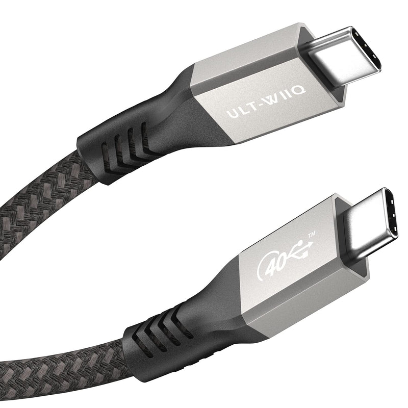 Certified Usb4 Cable For Thunderbolt 4 Cable, 40Gbps Data Transfer & 100W Pd C