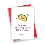 Naughty Anniversary Card For Husband Boyfriend, Sexy Funny Valentine’S Day Card For Him, The Only Meat