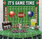 Football Backdrop It's Game Time Party Backdground Football Birthday Banner Touchdown Sport Party Decorations Boy Birthday Party Backdrop 7x5FT