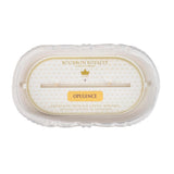 Classic White Oval Marquis Large 20 Ounce Ceramic/Wax Scented Votive Jar Candle For Home Or Office, Opulence, White/Marquis, Bry-Op-20Mq