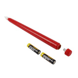 Red 10.8" Flameless Taper Candles With Timer, Battery Operated Candles With Remote, Smooth Wax Finish, Warm White Led, 8 Batteries Included - Set Of 4