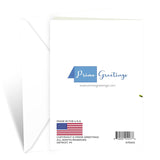 Golden Retriever Valentine'S Day Card Dog Roses Are Red Poem, Made In America, Eco-Friendly, Thick Card Stock With Premium Envelope 5In X 7.75In, Packaged In Protective Mailer