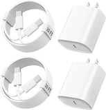 20W USB C Fast Charger with 10FT Charging Cable for iPhone 17 16 15 Pro Max Plus iPad Android