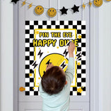 One Happy Dude Party Games Pin The Eye On The Dude Kid Game For Smiley Face One Cool Dude 1St Birthday Party Decorations Favors Supplies 24 Sticker