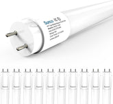 10 Pack T8 LED Tube Light Bulbs 4 Foot 18W 5000K Daylight 2200 Lumens Type B Ballast Bypass UL Listed