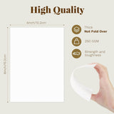 White Blank Cards (Unfolded) And Envelopes 4 X 6 Flat Postcards And A6 Envelopes Self Seal 100 Pack For Wedding, Invitations, Diy Greeting Cards & All Occasion