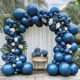 Dusty Blue Balloon Garland Slate Blue Latex Balloons Different Sizes D
