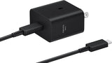 45W USB C Super Fast Wall Charger with USB C Cable for Samsung Galaxy Phones Tablets