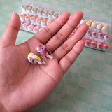 48Pcs Artificial Mini Birds Handmade Flower Floral Craft Home Garden Photograph Party Wedding Diy Miniature Ornament Decor Gift