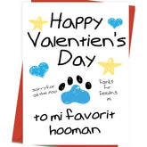 Funny Pun Dog Valentines Day Card, Best Gift Ideas For Dog Cat Lover Owner
