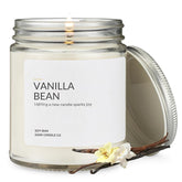 Vanilla Bean Candle - Vanilla Candles For Home - Soy Wax Scented Candles - Hand-Poured (7Oz.)