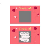 Scratch Valentines Day Card, Love Coupons, Love Note Scratch Off Cards, 20 Pieces Valentine'S Day Anniversary Greeting Card, Diy Valentines, Romantic Gifts For Husband, Wife, Lovers, Kids(A10)