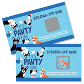Big Dot of Happiness Pa Like a Puppy - Dog Baby Shower or Birthday Party Game Scratch Off Cards - 22 Count