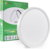 15.8 Inch LED Flush Mount Ceiling Light 3480LM 3CCT Round Flat Panel Fixture