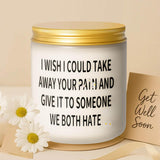 Get Well Soon Gifts For Women Men, Funny Present For Her Him After Surgery, Feel Better Candle Gift For Mom Sick Friends, Recovery, Sympathy, Cancer Comfort, Grieving, Divorce, Thinking Of You Gift