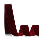 Burgundy Velvet Ribbon 1-1/2 Inch X 20Yd,Great For Gift Wrapping,Hair Bows,Christmas,Wedding Party Decoration(1-1/2" Burgundy)